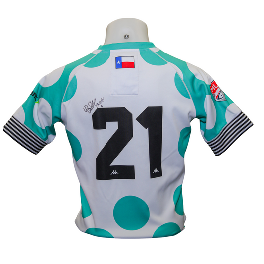 Match Worn 2024 Polka Dot Jersey (#21 Brock Gallagher - Size Medium)