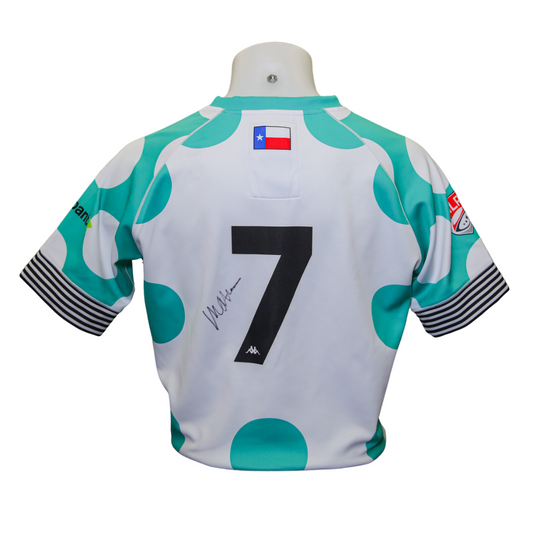 Match Worn 2024 Polka Dot Jersey (#7 Makeen Alikhan - Size X-Large)