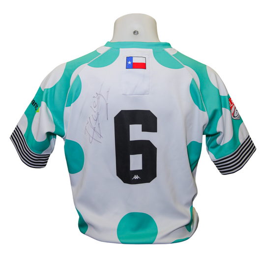 Match Worn 2024 Polka Dot Jersey (#6 Ronan Foley - Size X-Large)