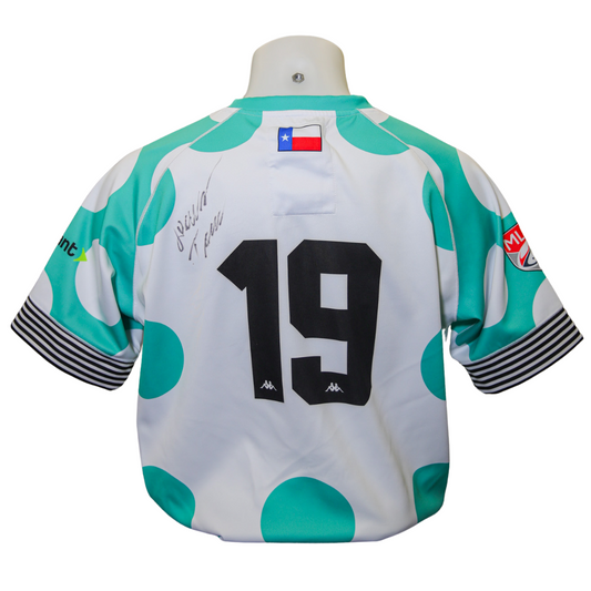 Match Worn 2024 Polka Dot Jersey (# 19 Dameon Torres - Size 2X-Large)