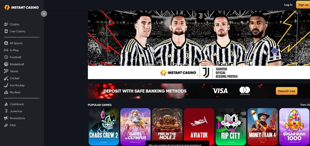 Instant Casino logo – leading offshore sportsbook and casino for Texas players in 2025