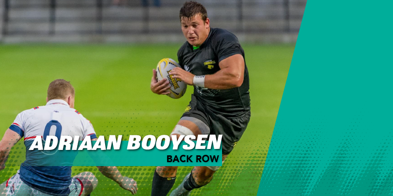 Former SaberCat Back Rower Adriaan Booysen Joins the Pack
