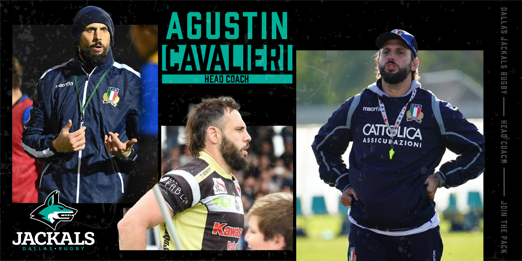Dallas Jackals Name, Major League Rugby’s Newest Expansion Team, Name Accomplished Italian Coach Argentine Agustin Cavalieri as Head Coach