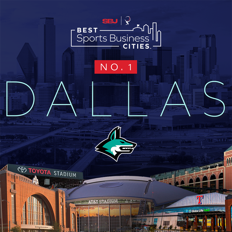 SBJ NAMES DALLAS AS THE BEST SPORTS BUSINESS CITY