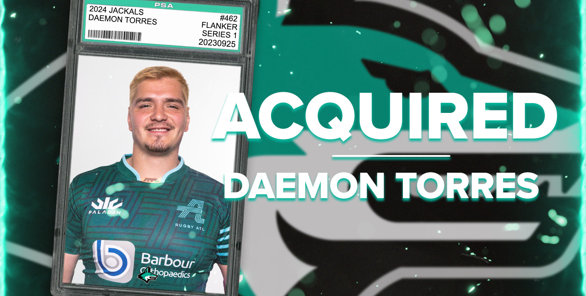 The Dallas Jackals Have Acquired, Flanker, Daemon Torres