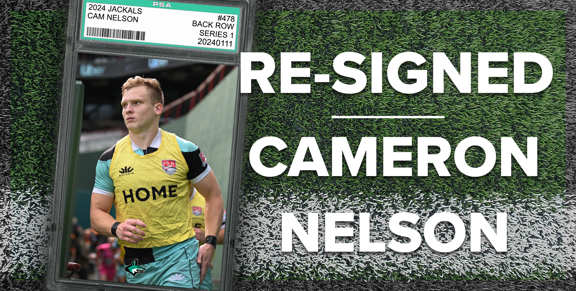 The Dallas Jackals Have Re-Signed, Back Row, Cameron Nelson